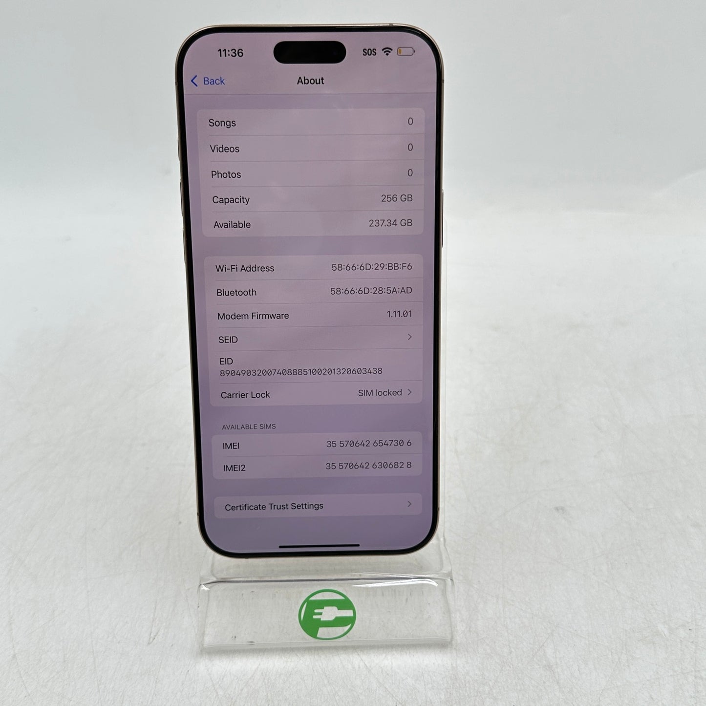 T-Mobile Apple iPhone 16 Pro Max 256GB Desert Titanium MYW53LL/A