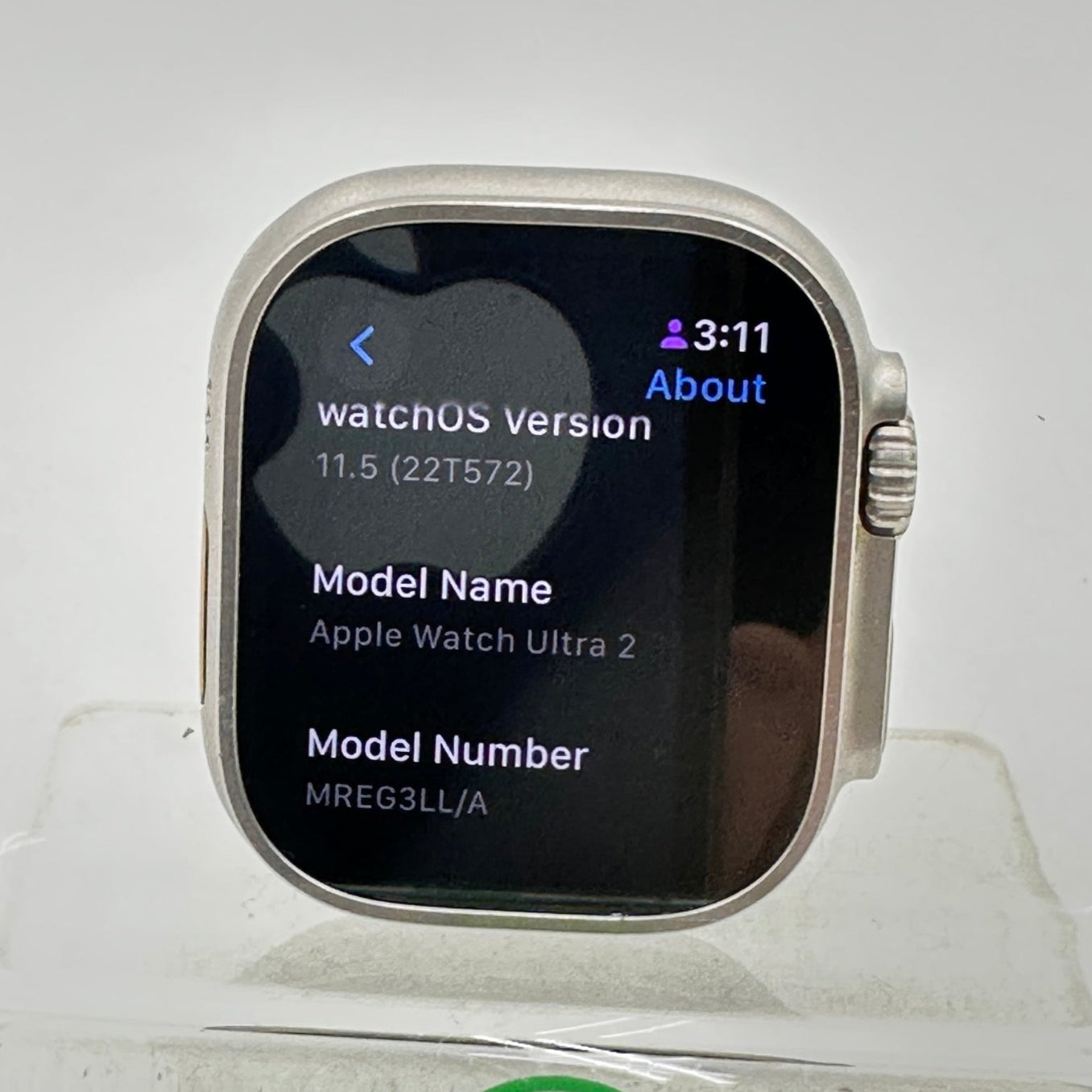 Unlocked Apple Watch Ultra 2 49MM Blue Aluminum MREG3LL/A Face Only