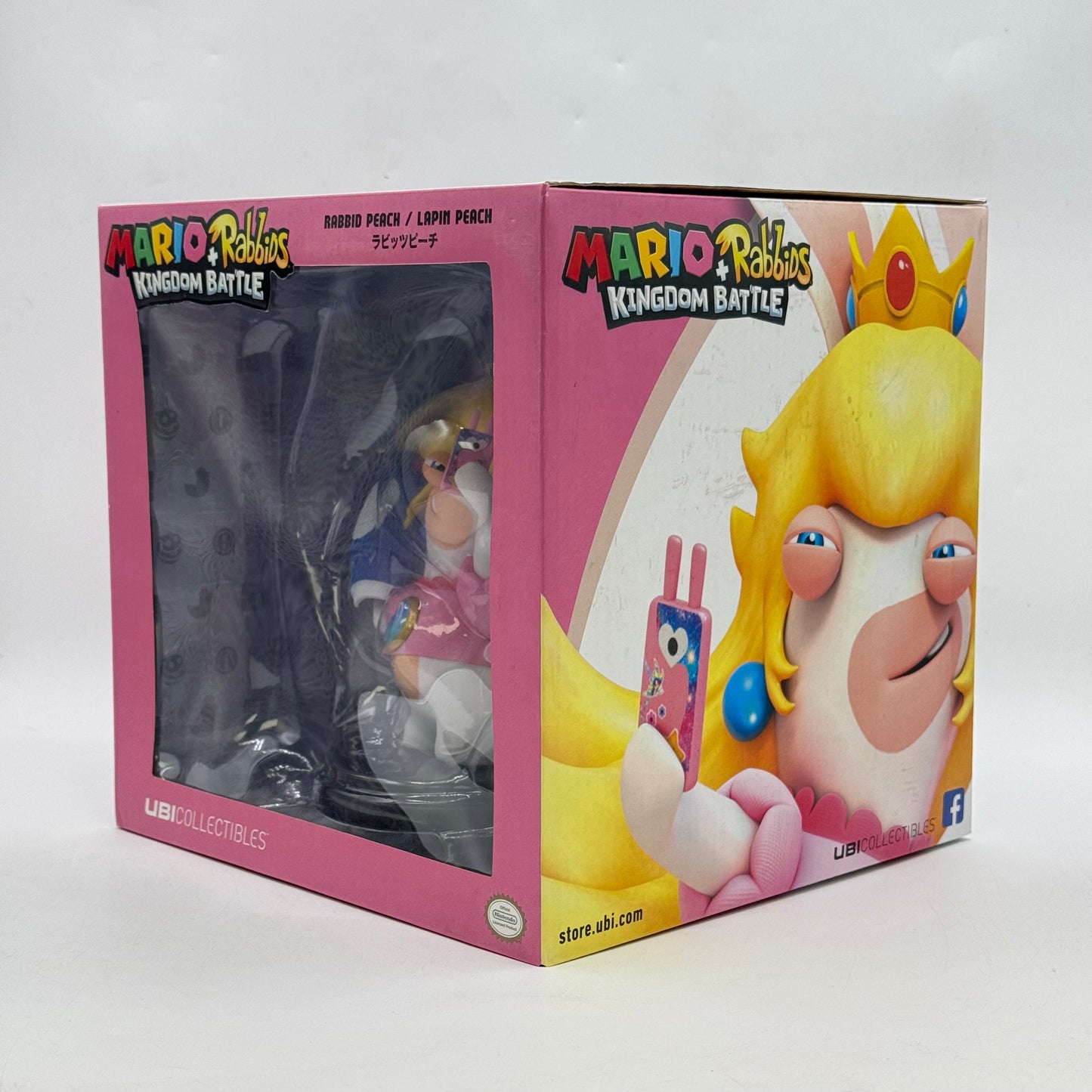 New UBI Collectibles Mario+Rabids Kingdom Battle Rabid Peach Collectible Toy