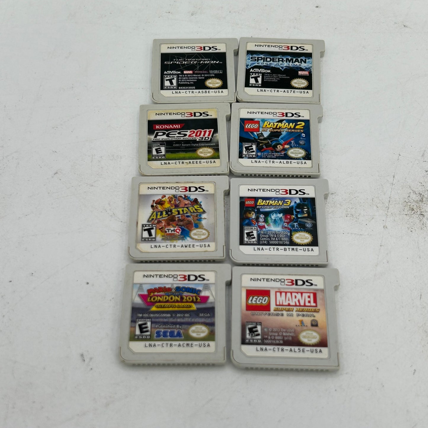 Lot of 8 Nintendo 3DS Games