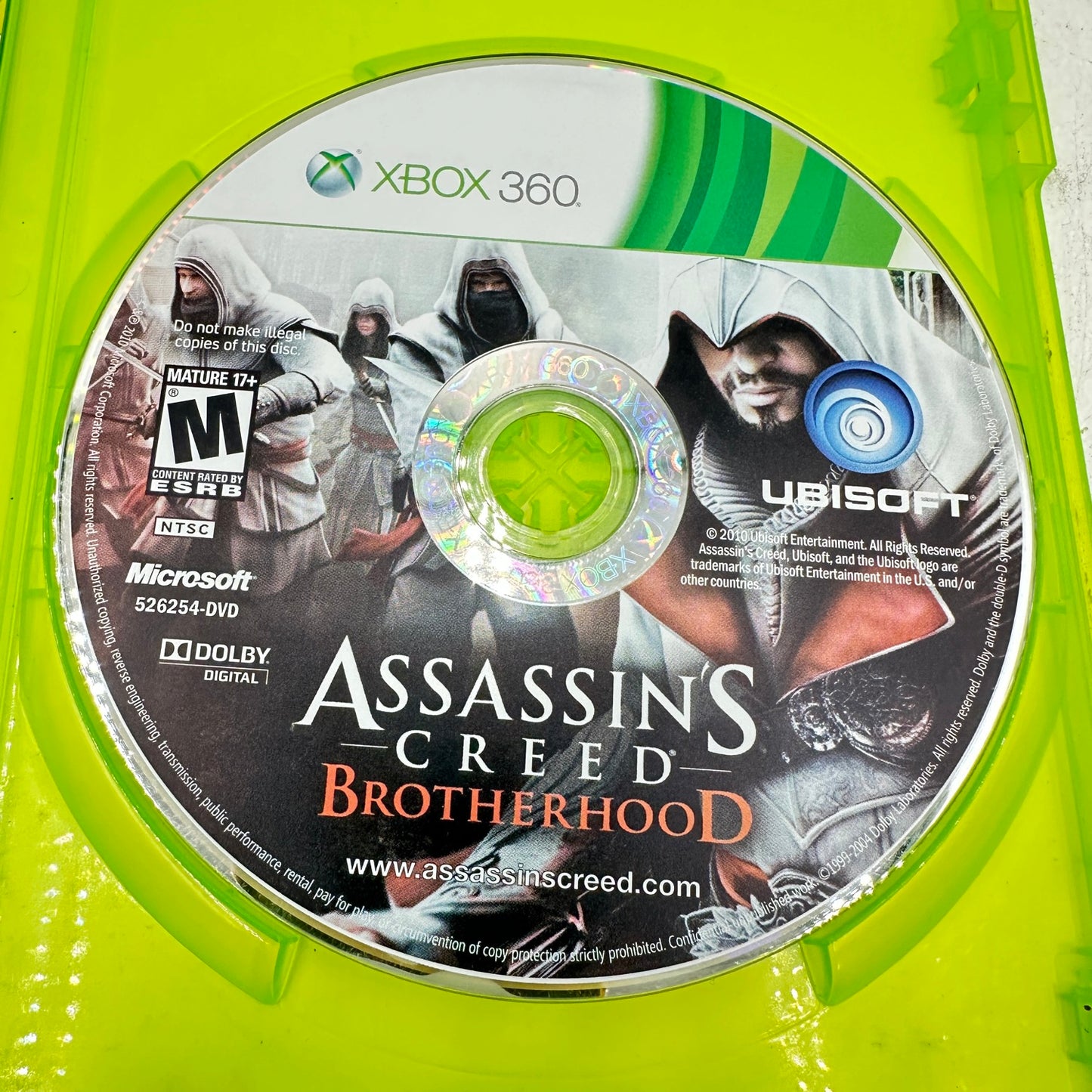 Lot of 2 Microsoft Xbox 360 Games [COD Ghosts & AC Brotherhood]