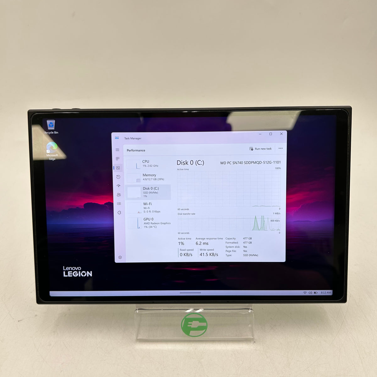 Lenovo Legion Go 8.8" AMD Ryzen Z1 Extreme 16GB RAM 512GB Shadow Black 