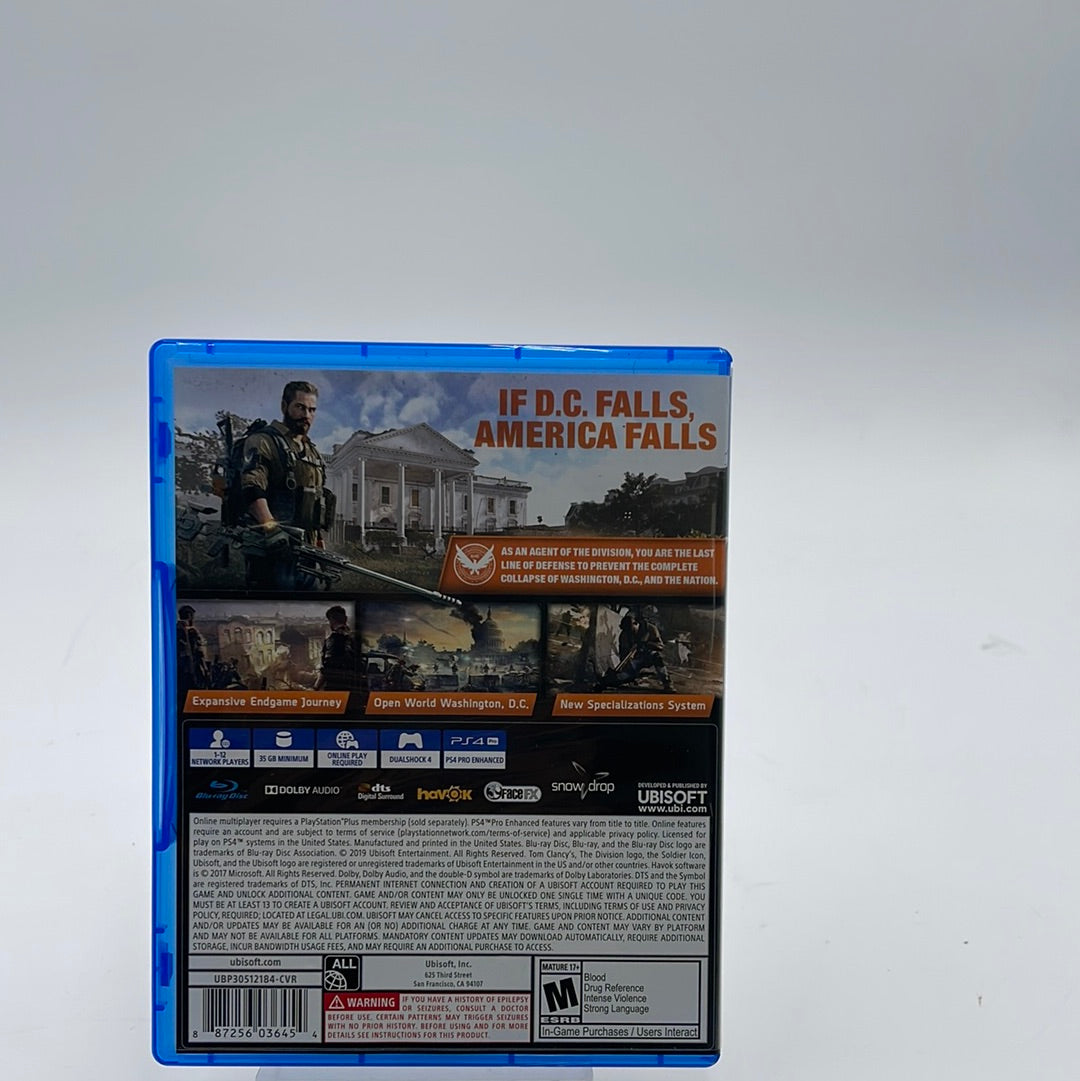 Tom Clancy's The Division 2  (Playstation 4,  2019)