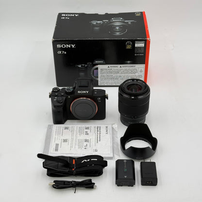 Sony Alpha A7 III 24.2MP Full Frame Mirrorless Interchangeable Lens Camera With Accessories