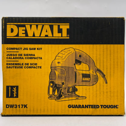 New DeWalt DW317K 120V Compact Jig Saw Kit