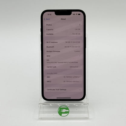 T-Mobile Apple iPhone 14 128GB Midnight MPUA3LL/A