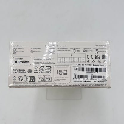 New DJI Mic 3 20Hz - 20kHz Wireless Microphone DAM001