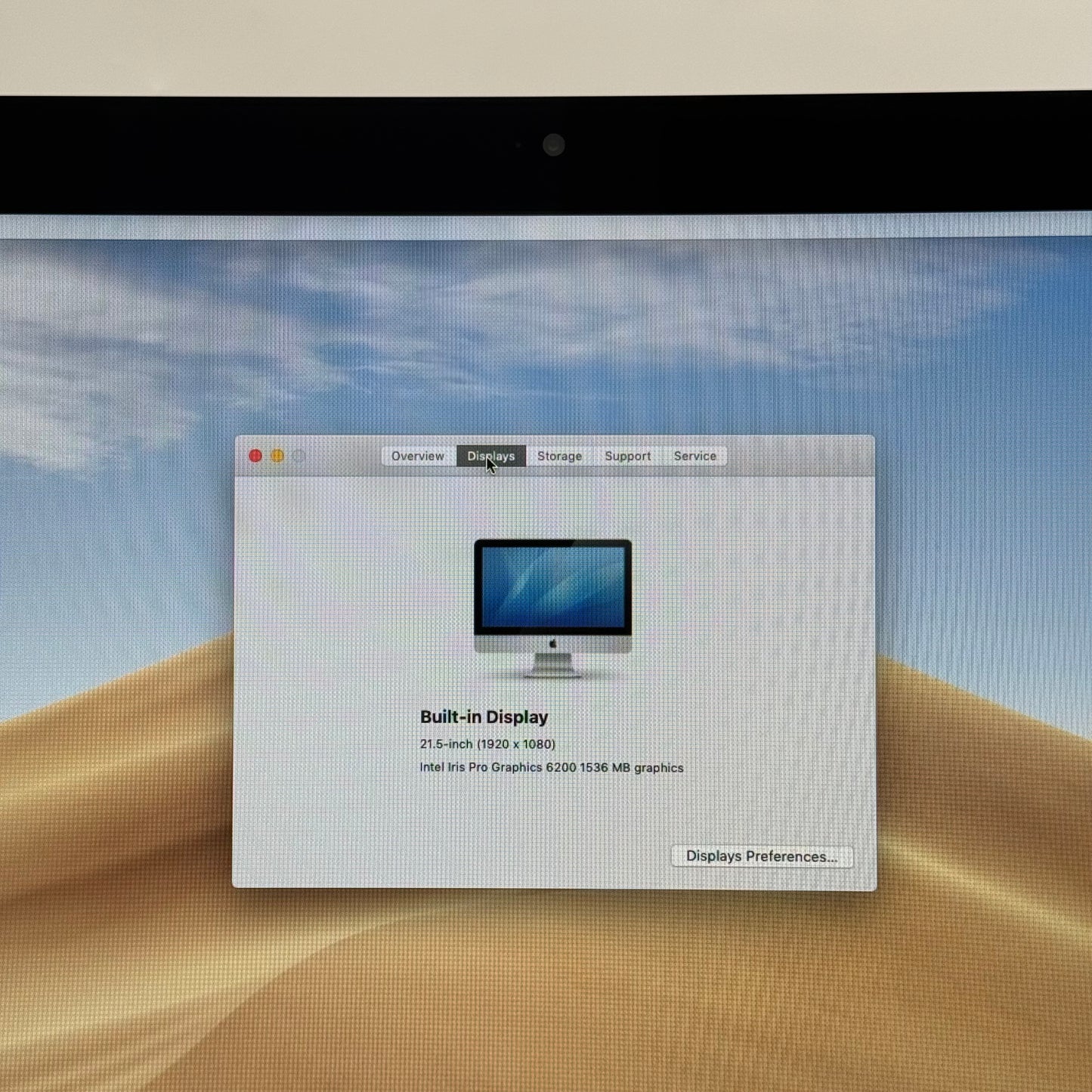 2015 Apple iMac 21.5" i5 2.8GHz 8GB RAM 1TB HDD Silver A1418