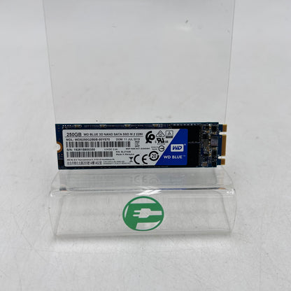 Western Digital WD 2280mm Blue 3D NAND 250GB SATA III 6Gbps SSD WDS250G2B0B