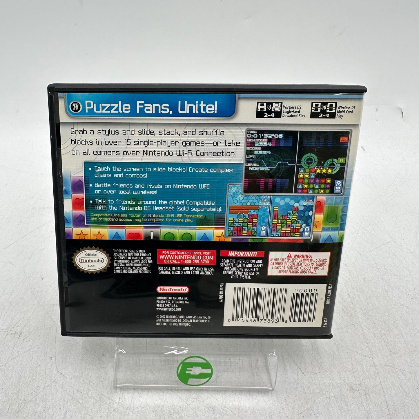 Planet Puzzle League (Nintendo DS, 2007) CIB