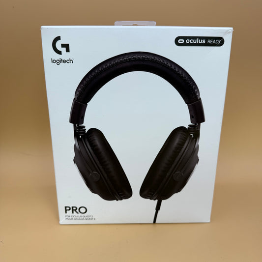 New Logitech G Pro Gaming Headset Black A00101