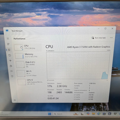 Acer Aspire 3 A315-24P 15.6" Ryzen 3 7320U 2.4GHz 8GB RAM 128GB SSD