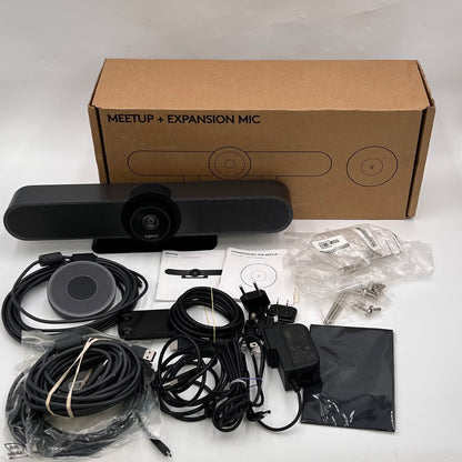 Logitech MeetUp+Expansion Mic ConferenceCam Bundle 960-001201