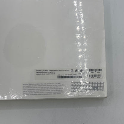 New Apple Magic Keyboard With Numeric Keypad White A1843