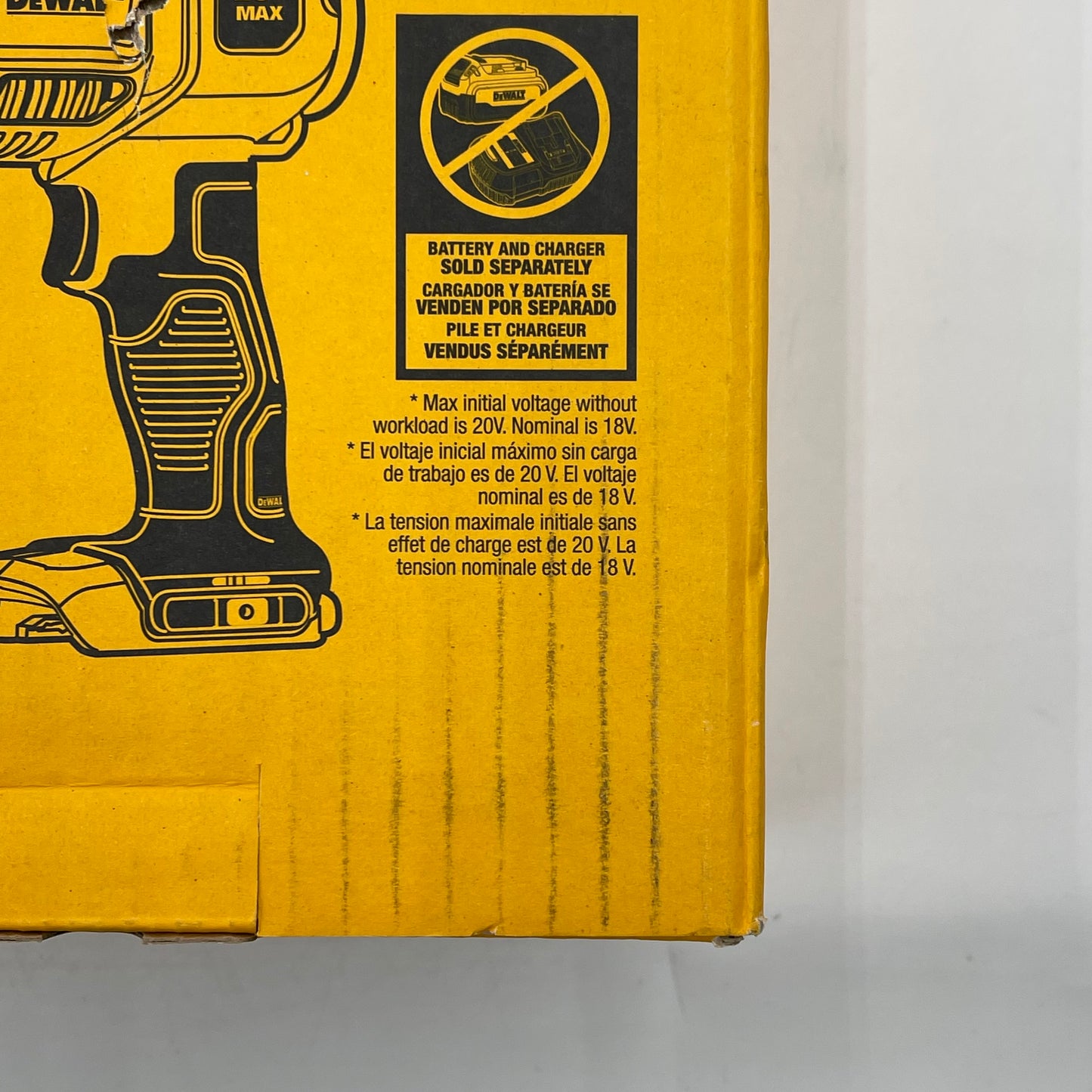 New DeWalt DCL043 20V MAX Jobsite LED SpotLight
