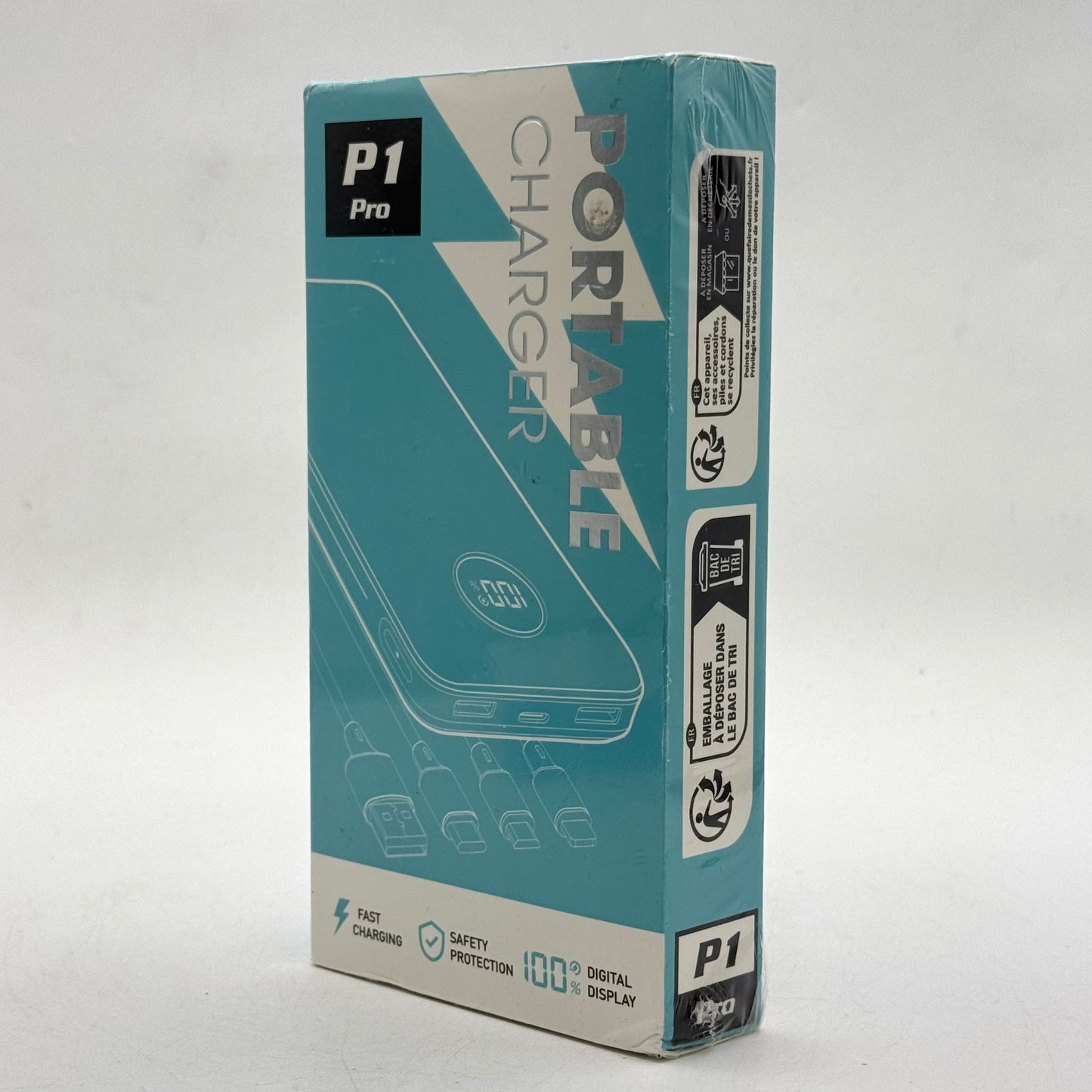 New P1 Pro 60000mAh 22.5W Portable Power Bank Black