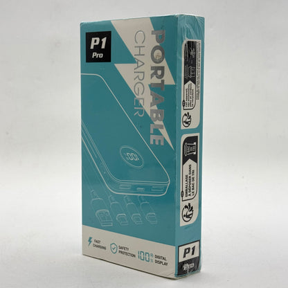 New P1 Pro 60000mAh 22.5W Portable Power Bank Black