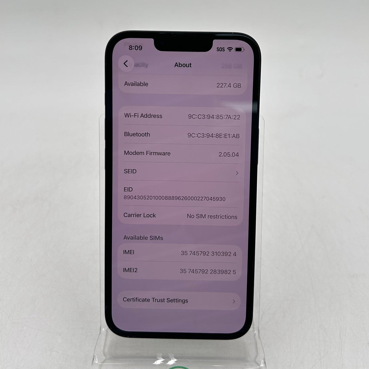 Factory Unlocked Apple iPhone 17e 256GB Black MHRN4LL/A