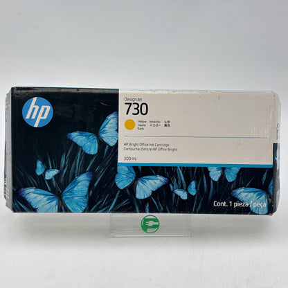 New HP Design Jet 730 P2V70A Yellow Ink Cartridge 300ml