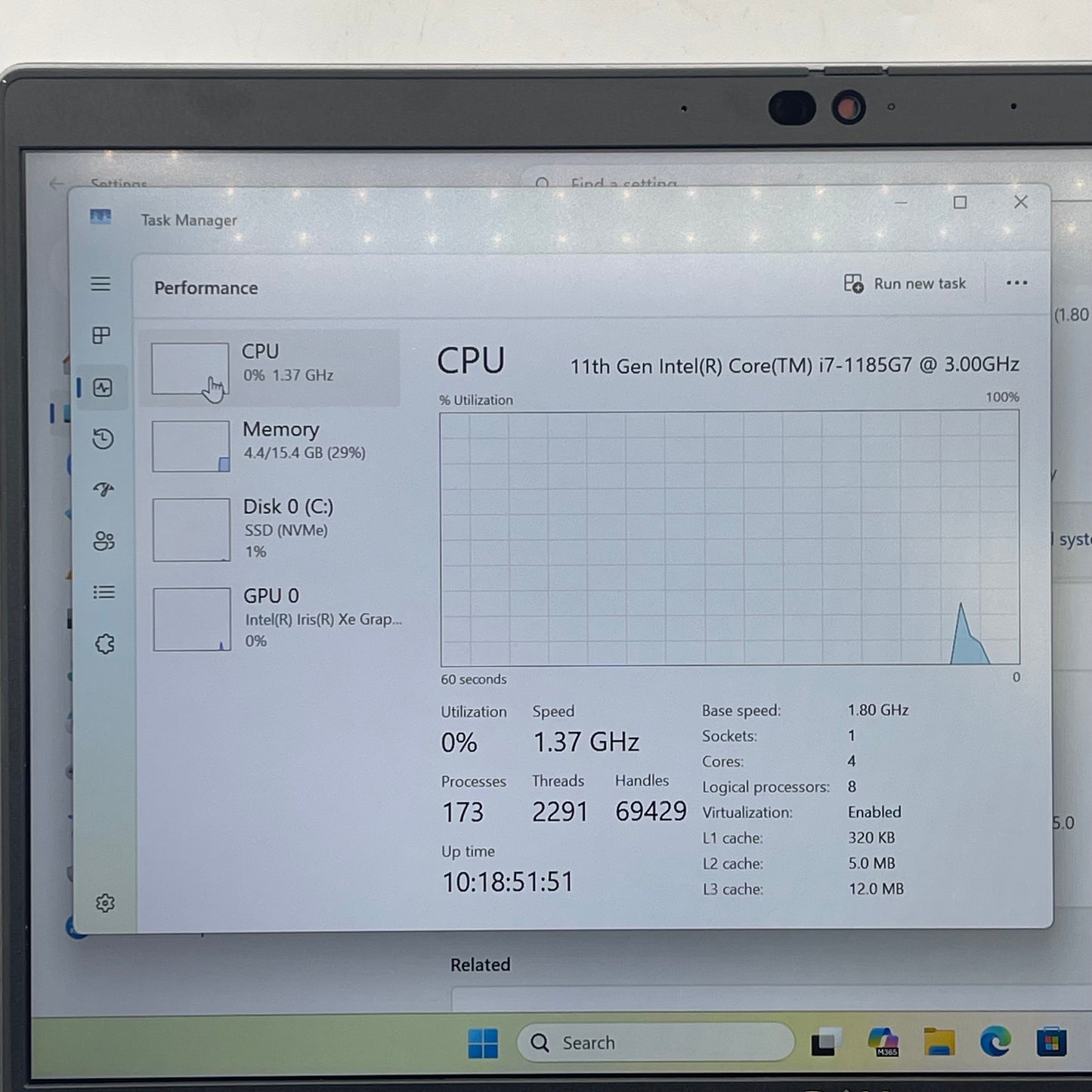 Dell Latitude 5420 14" i7-1185G7 3.0GHz 16GB RAM 512GB SSD