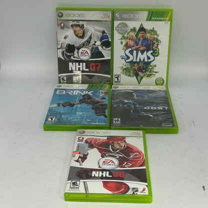 Lot of 9 Microsoft Xbox 360 Games