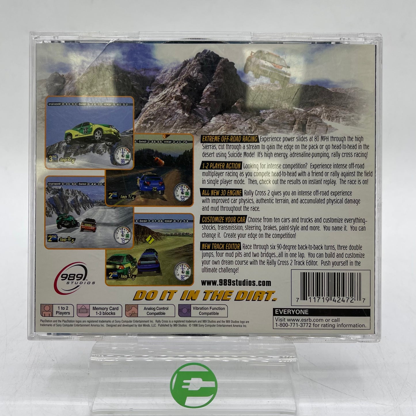 Rally Cross 2 (PlayStation 1 PS1, 1998)