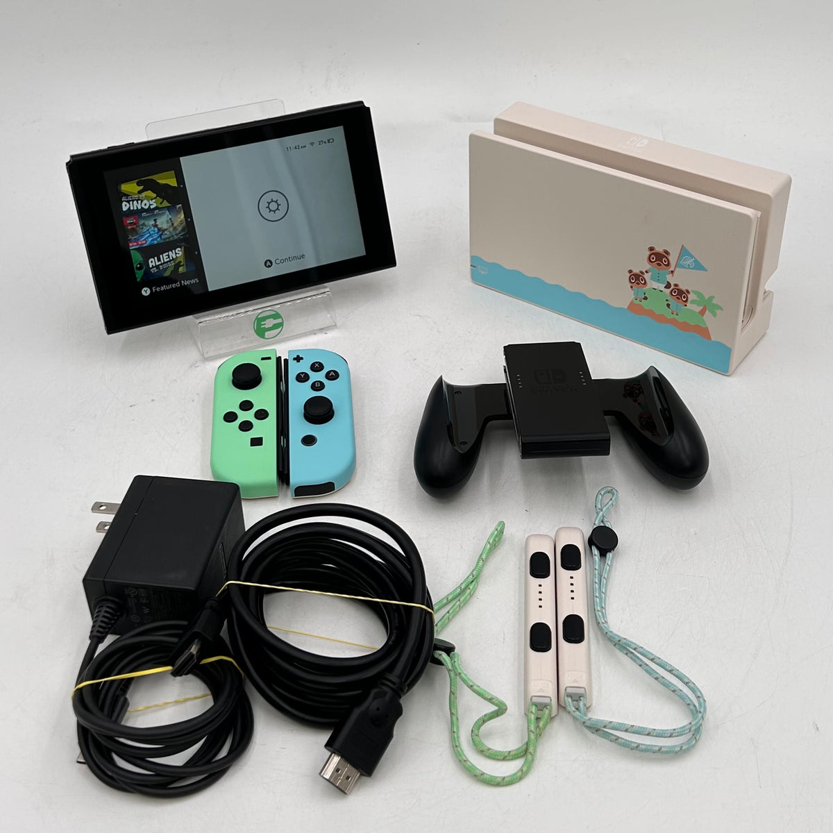 Nintendo Switch v2 Console Gaming System HAC-001(-01) Animal Crossing Edition