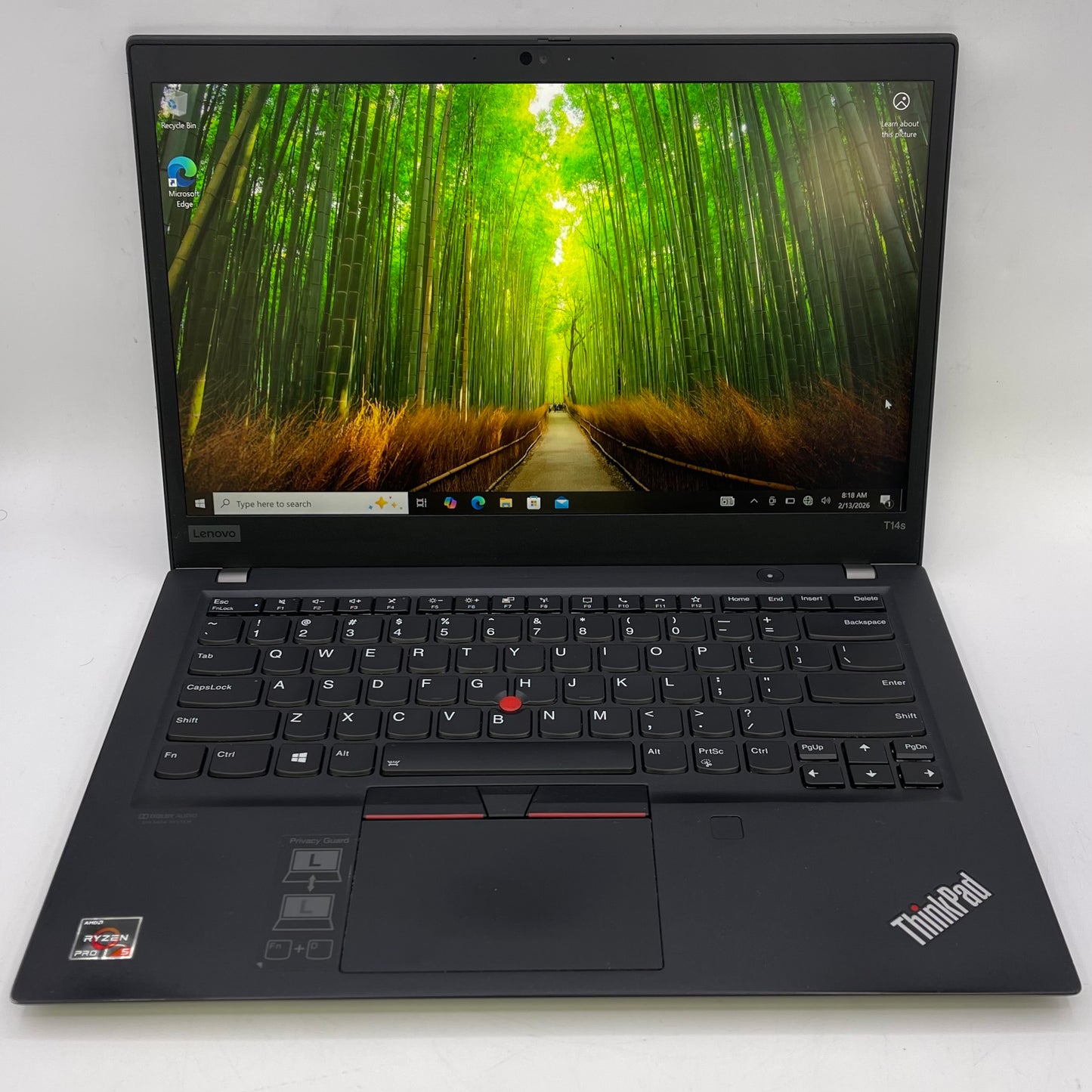 Lenovo ThinkPad T14 Gen 1 14" Ryzen 5 Pro 4650U 2.1GHz 8GB RAM 256GB SSD