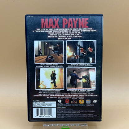 Max Payne  (Sony PlayStation 2 PS2,  2001)