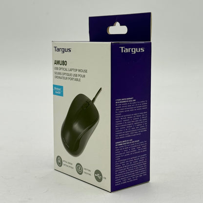 New Targus USB Optical Mouse AMU80