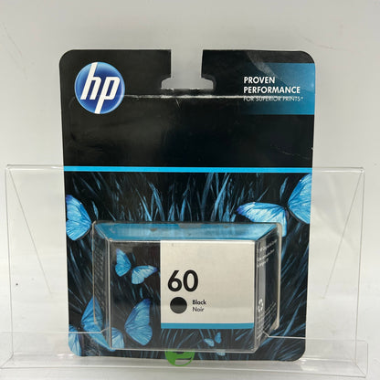 New Expired HP 60 CC640WN Black Noir Ink Cartridge