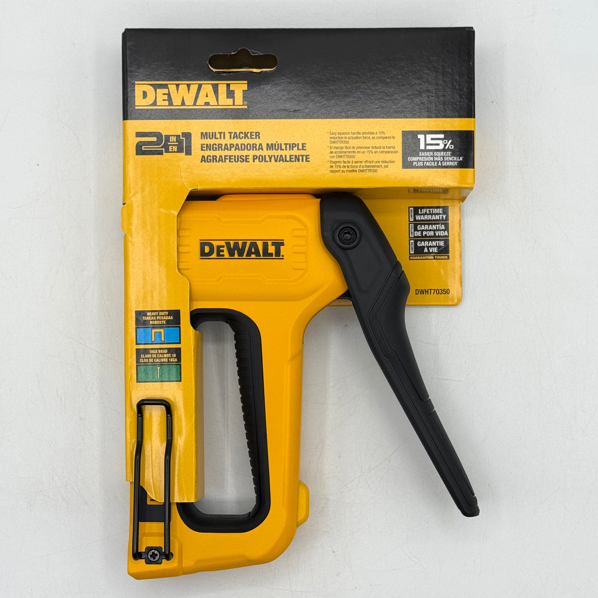 New DeWalt DWHT70350 2-In-1 Multi Tacker