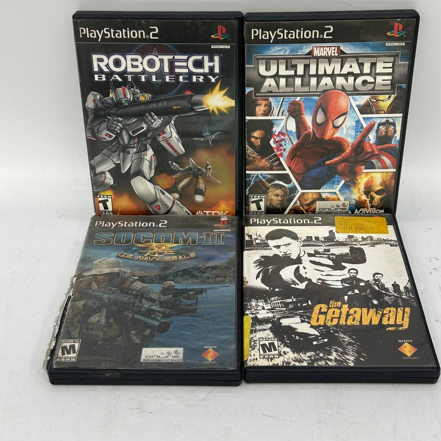 Lot of 9 Sony PlayStation 2 PS2 Games