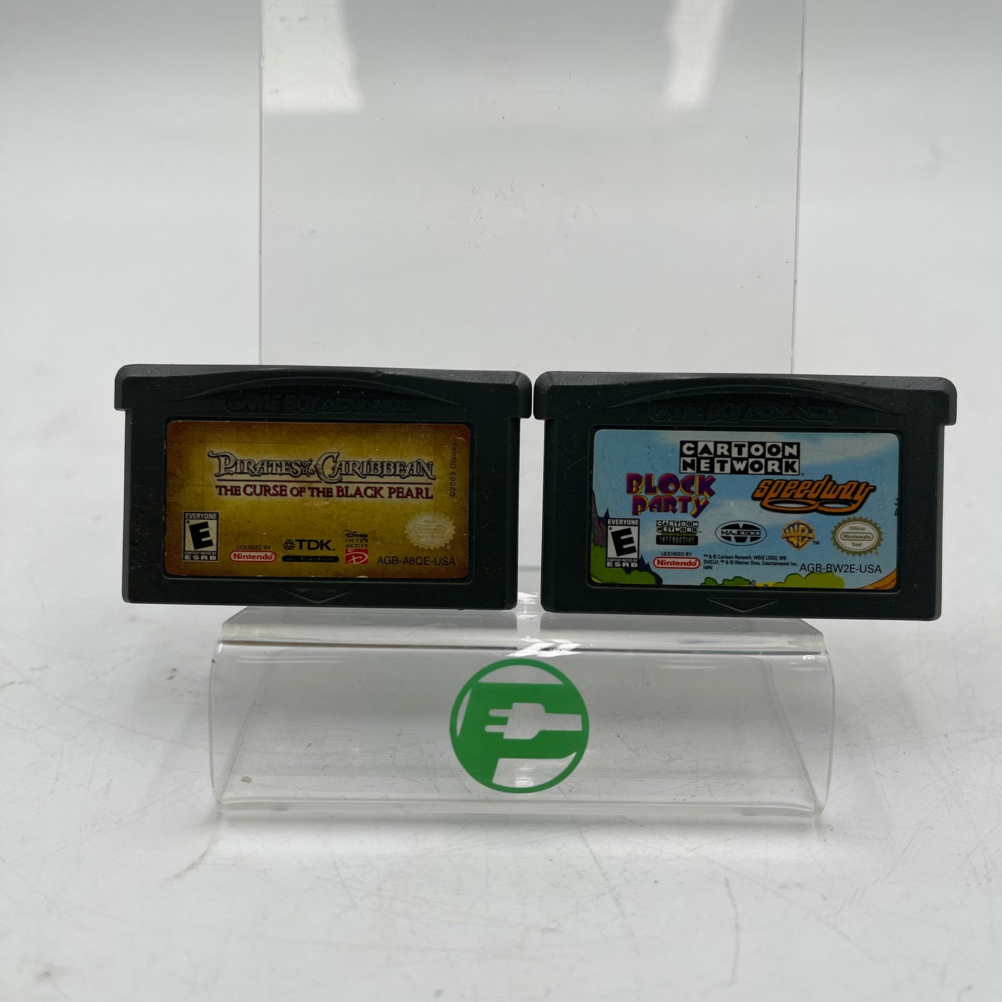 Lot of 2 Nintendo Game Boy Advance Cartoon Network | Pirates of the Caribbean