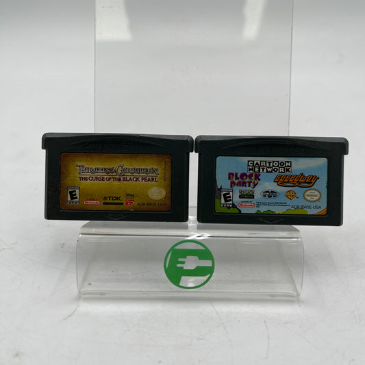 Lot of 2 Nintendo Game Boy Advance Cartoon Network | Pirates of the Caribbean