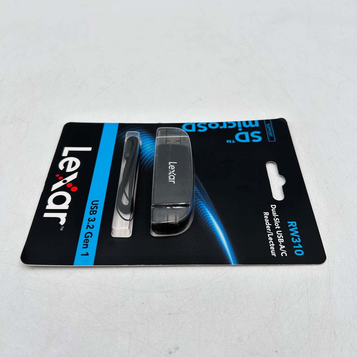 New Lexar RW310 Dual-Slot USB-A/C  3.1 GEN 1 Card Reader LRW310X-BNBNG