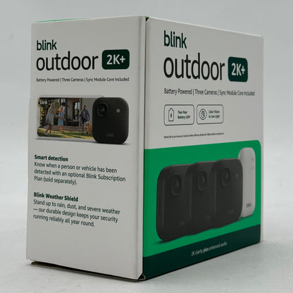 New Blink Outdoor 2K+ Home Security Camera Black BCM00900U