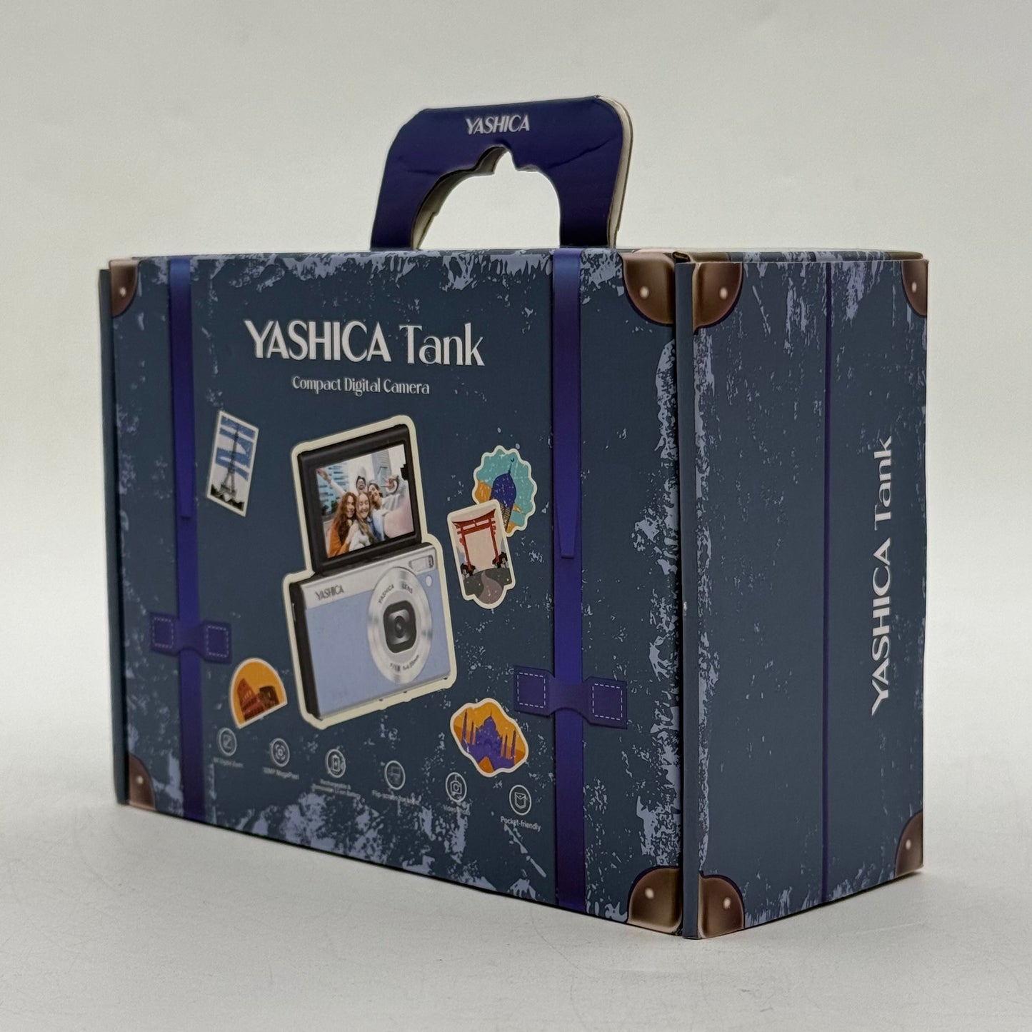 New Yashica Tank 12.0MP Compact Digital Camera YAS-DGCMTK-BL