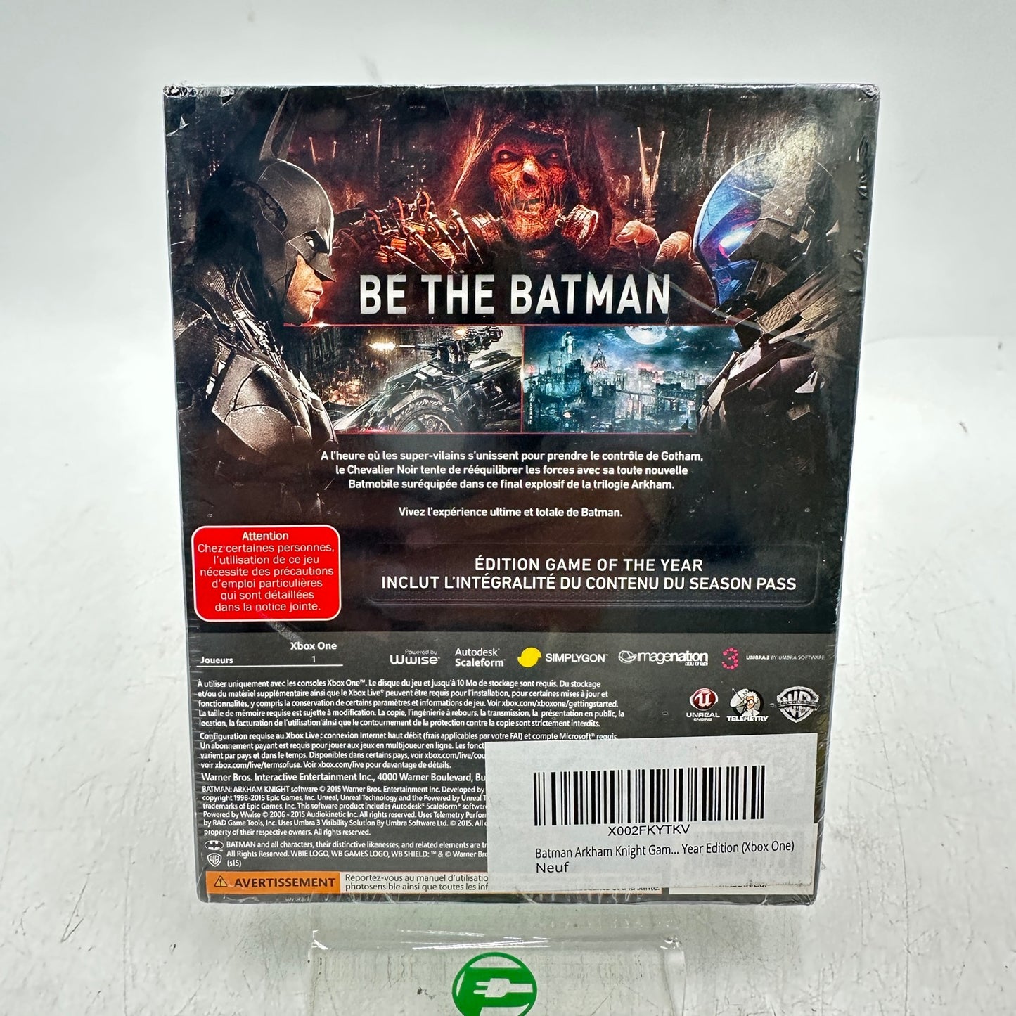 New Batman Arkham Knight [Game of the Year Edition] (Xbox One, 2016) PAL