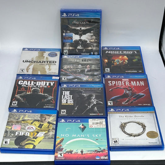 Lot of 10 Sony PlayStation 4 PS4 Games