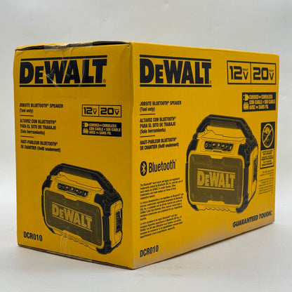 New DeWalt DCR010 12V/20V MAX Jobsite Bluetooth Speaker