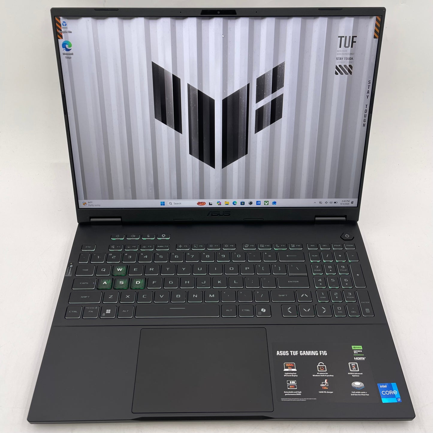 Asus TUF F16 FX608J 16" i7-14650HX 2.2GHz 32GB RAM 1TB SSD GeForce RTX 5060