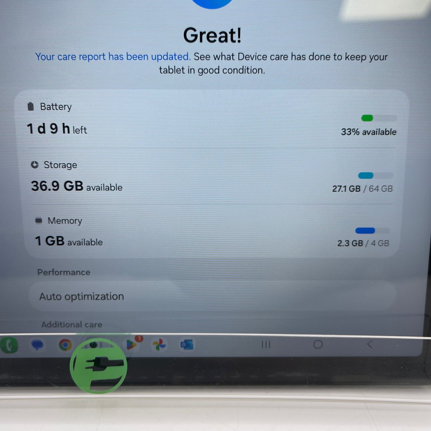 T-Mobile Samsung Galaxy Tab A9 Plus 64GB Black SM-X218U