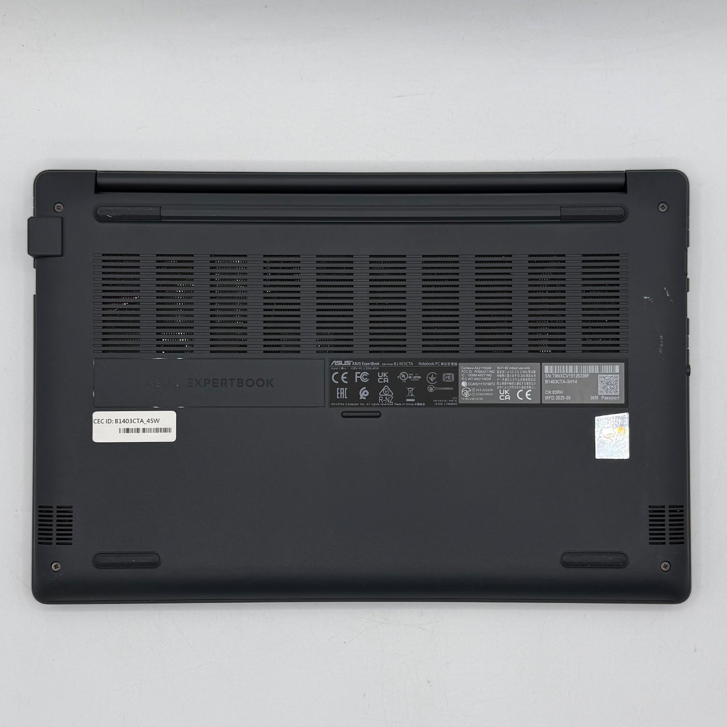 Asus Expertbook B1403CTA 14" N150 0.8GHz 4GB RAM 128GB SSD