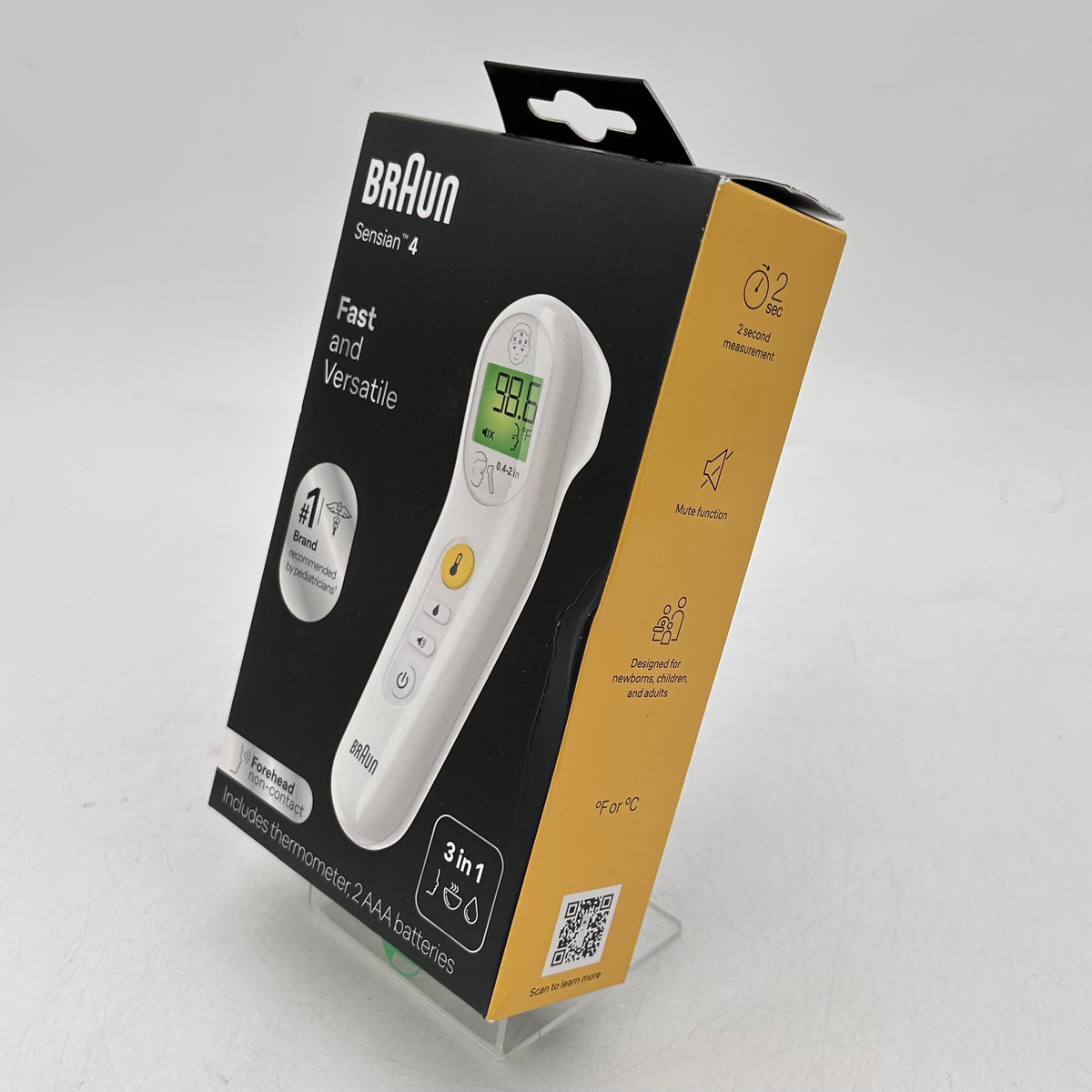 New Braun Sensian 4 No Touch 3-in-1 Thermometer BNT100USV2