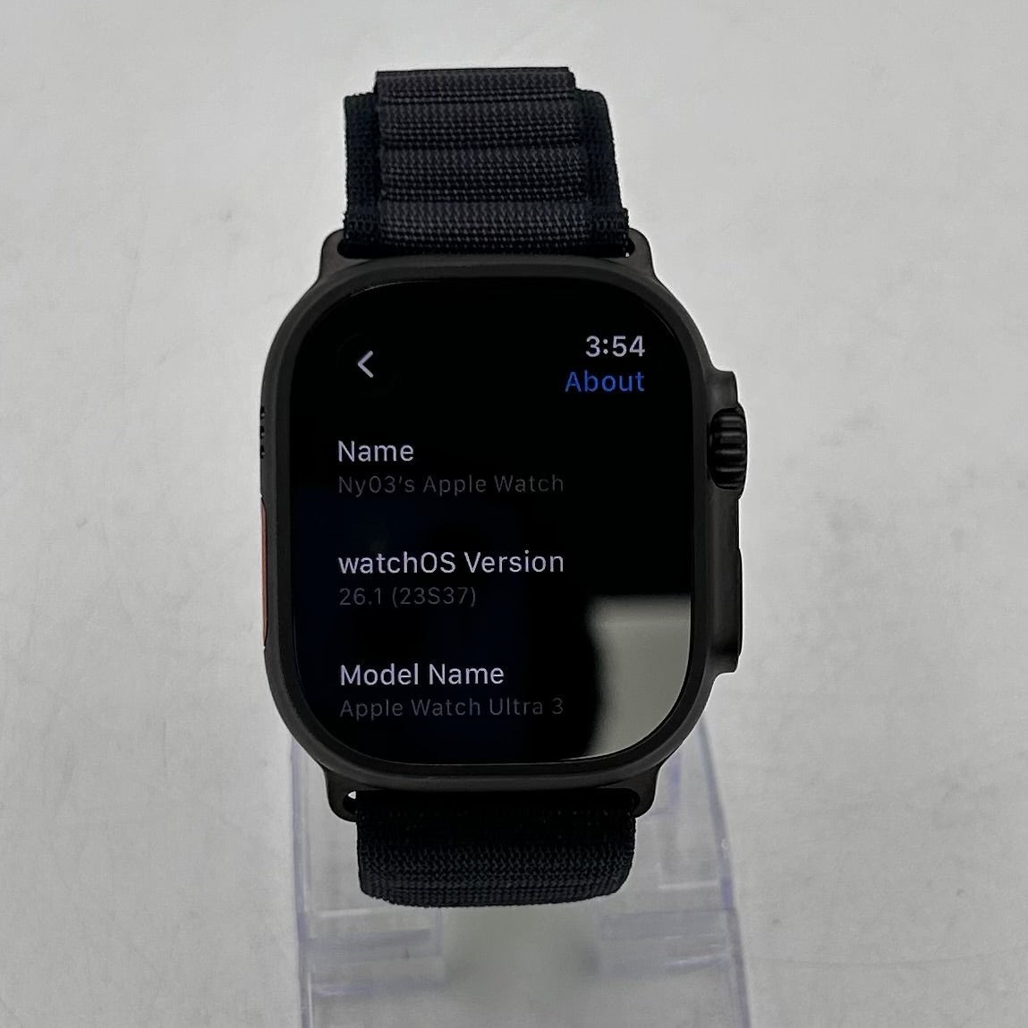 Unlocked Apple Watch Ultra 3 49MM Black Titanium Black Alpine Loop MF0X4LW/A