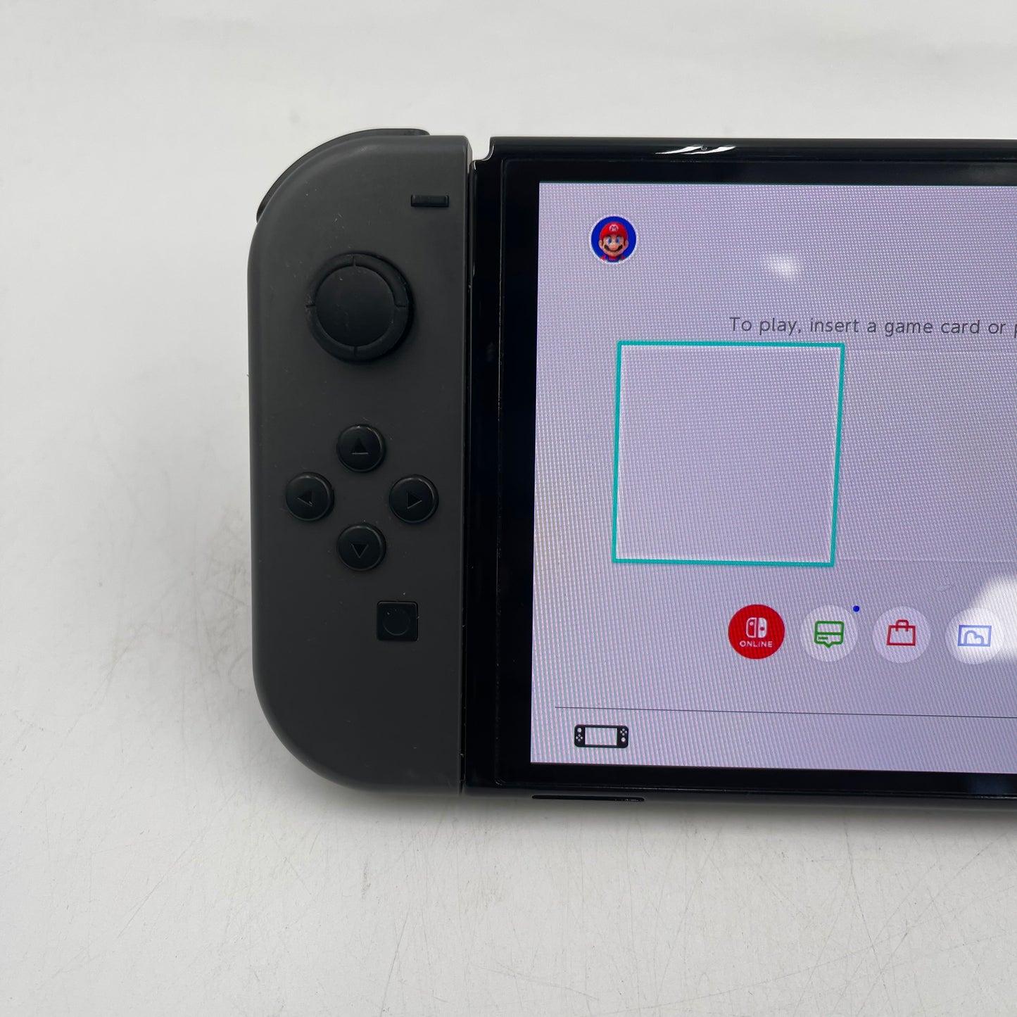 Nintendo Switch OLED Console Gaming System HEG-001 Gray/Blue