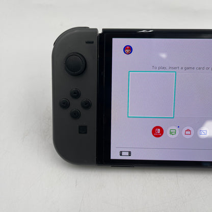 Nintendo Switch OLED Console Gaming System HEG-001 Gray/Blue