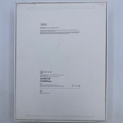 WiFi Only Apple iPad Pro 13" M4 256GB Space Black MVX23LL/A