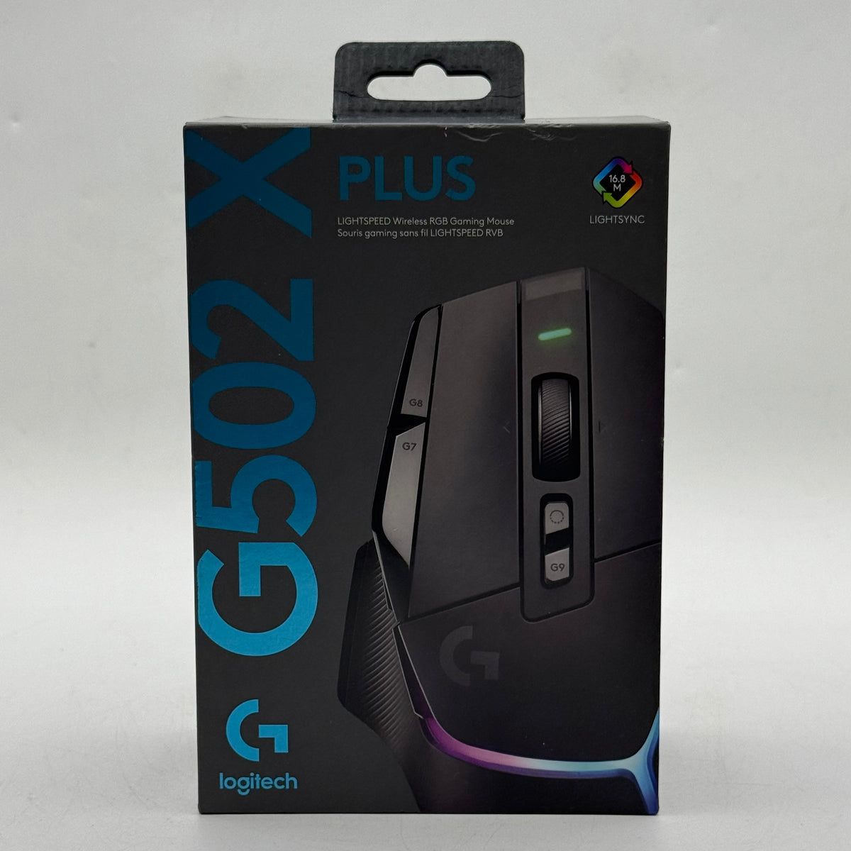 New Logitech G502 X Plus Lightspeed MR0089 Wireless Gaming Mouse Black